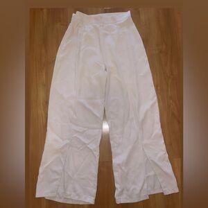 White Wide-Leg Pants